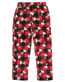 Peanuts Snoopy Men's AOP Character Toss Fleece Pajama Pant Lounge Sleep