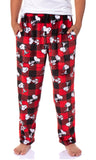 Peanuts Snoopy Men's AOP Character Toss Fleece Pajama Pant Lounge Sleep