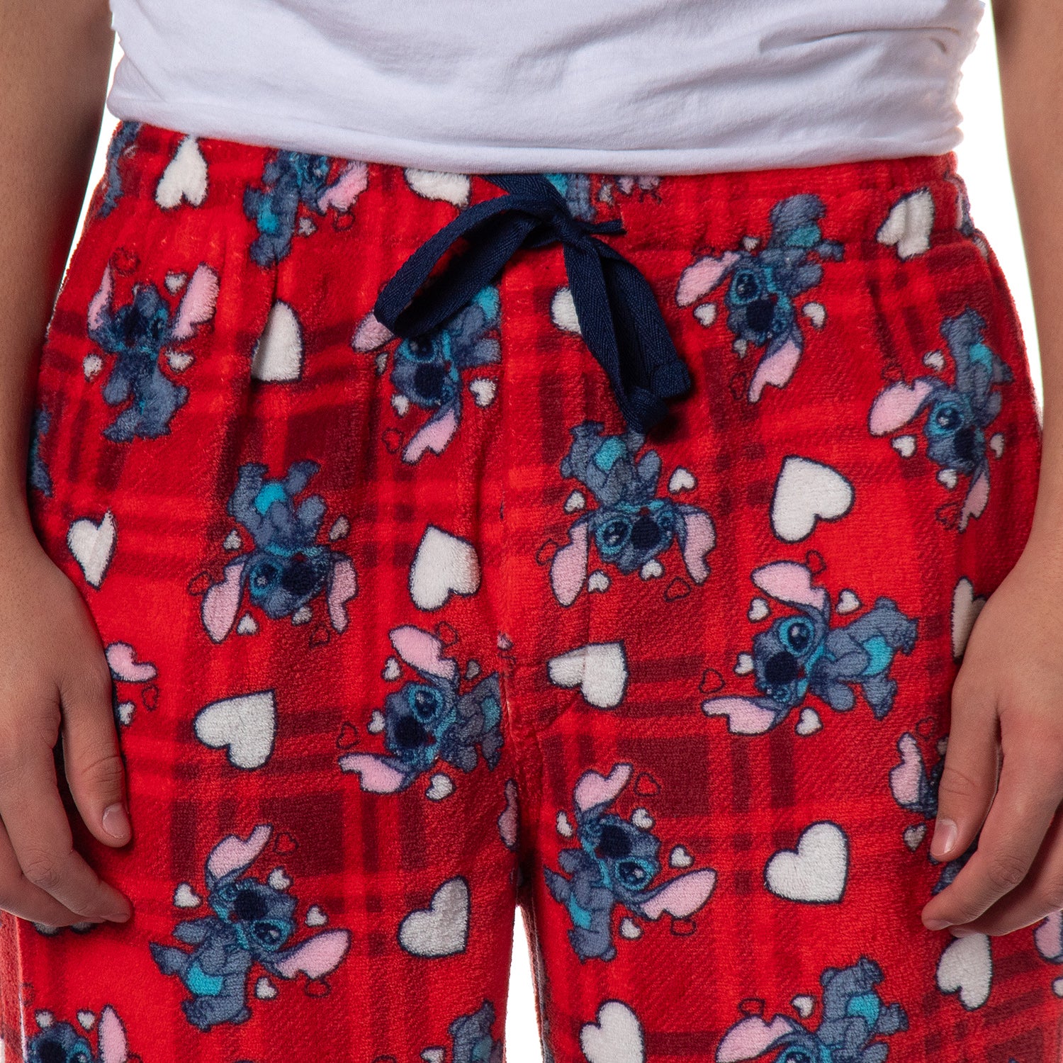 Disney Lilo & Stitch Adult Stitch Lovestruck Fleece Pajama Sleep Pants