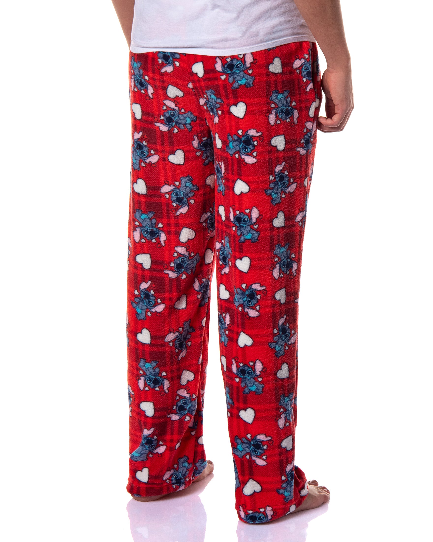 Disney Lilo & Stitch Adult Stitch Lovestruck Fleece Pajama Sleep Pants