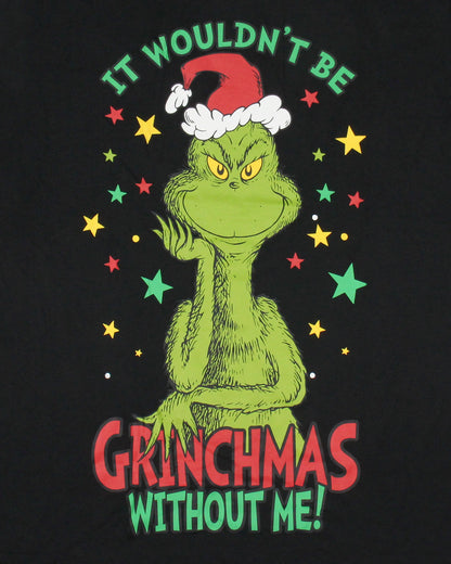 Dr Seuss The Grinch Who Stole Christmas White Buffalo Plaid Matching Family Pajama Set
