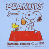 Peanuts Comics T-Shirt Snoopy and Woodstock Social Club Since 1955 Shirt