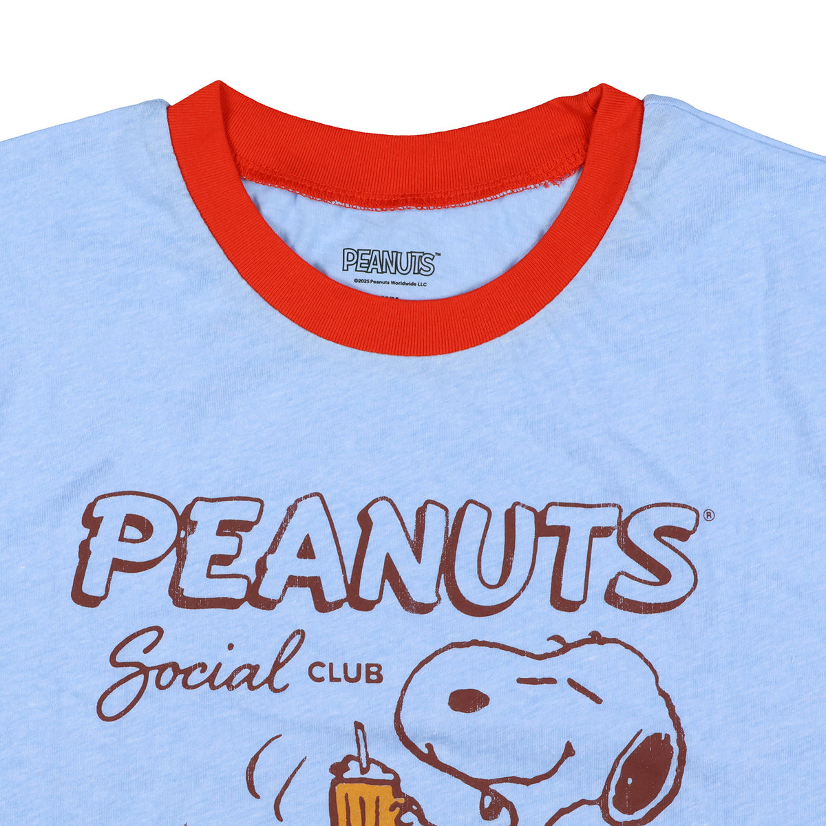 Peanuts Comics T-Shirt Snoopy and Woodstock Social Club Since 1955 Shirt