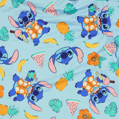Disney Stitch Pajamas Men's Tropical Vibe Lounge Sleep Shorts