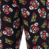 Super Mario Pajamas Men's Mario All Over Print Lounge Pajama Pants