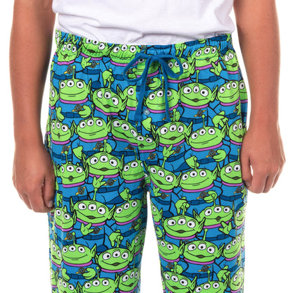 Disney Toy Story Pajamas Men's Aliens AOP Lounge Pajama Pants