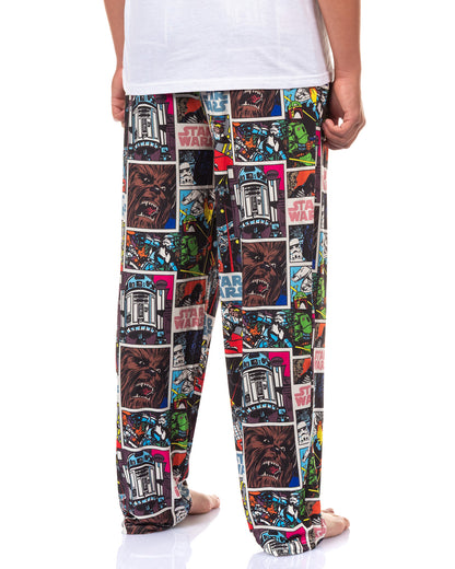 Disney Star Wars Pajama Pants Men's Comic Book Lounge Bottoms