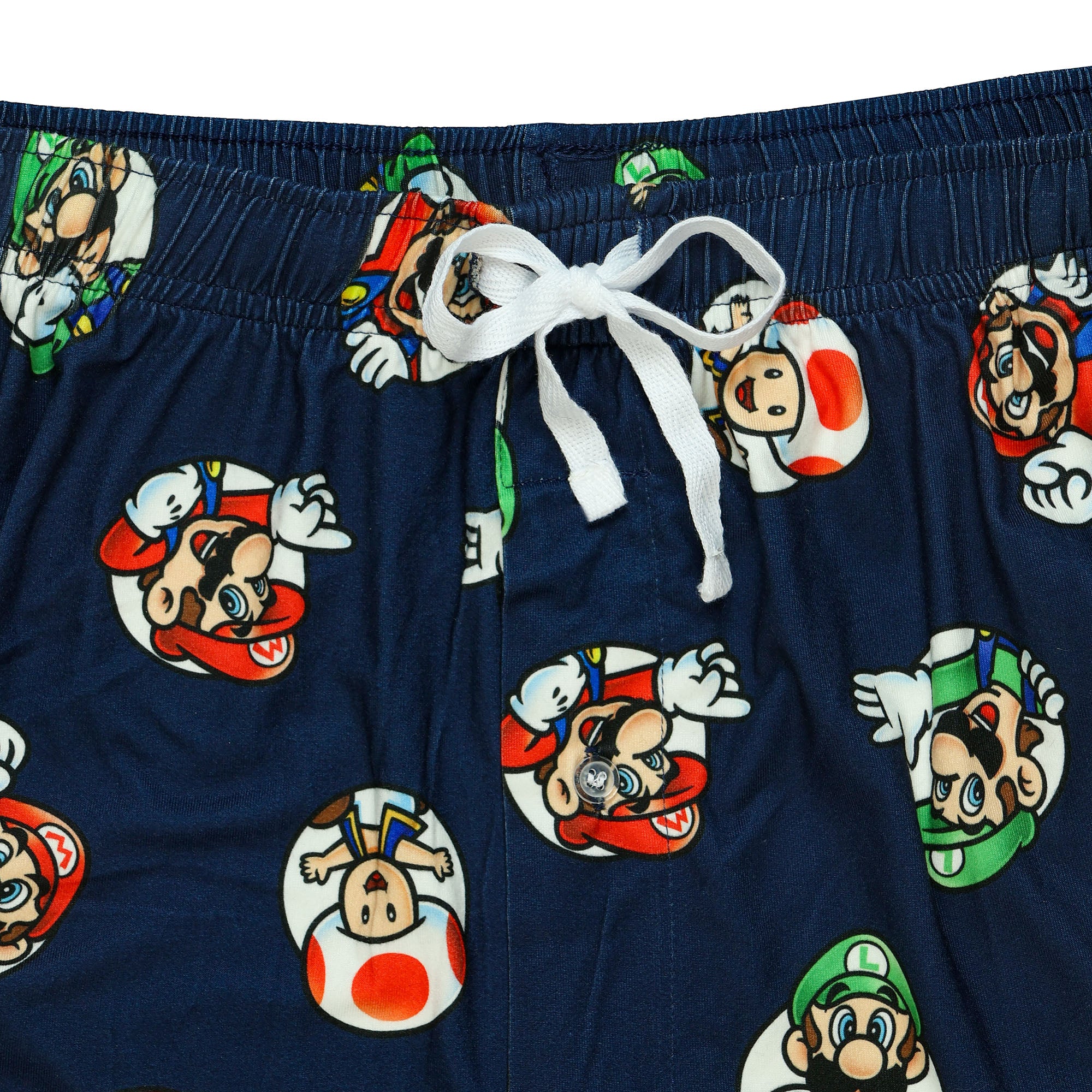 Super Mario Pajama Pants Men's Luigi Toad Porthole Pajamas Lounge Sleepwear
