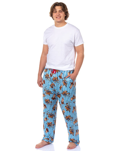 Disney Toy Story Pajamas Men's Woody and Bullseye Lounge Sleep Pants