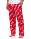 Coca-Cola Pajamas Men's All Over Print Coke Lounge Bottom Pajama Pants