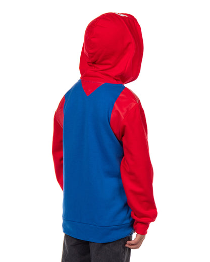 Super Mario Hoodie Boys Nintendo Long Sleeve Zip Up Hooded Sweatshirt