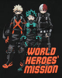 My Hero Academia Heroes Mission Men's MHA Manga Adult Short Sleeve T-Shirt