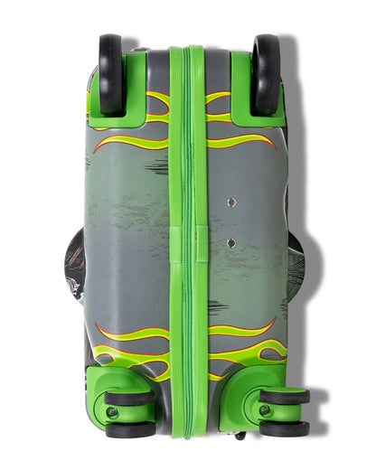 Monster Jam Suitcase Grave Digger 18" Kids Ride On Luggage with Wheels