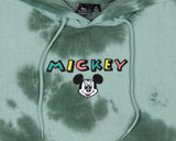 Disney Men's Mickey Mouse Tie Dye Embroidered Graphic Pull-Over Hoodie
