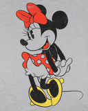 Disney Women's Minnie Mouse Distressed Cute Pose Adult Graphic T-Shirt