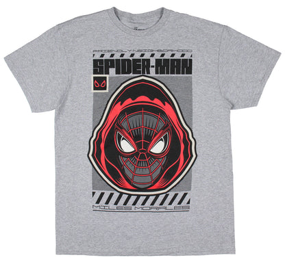 Marvel Comics Men's Miles Morales Friendly Spider-Man Adult T-Shirt
