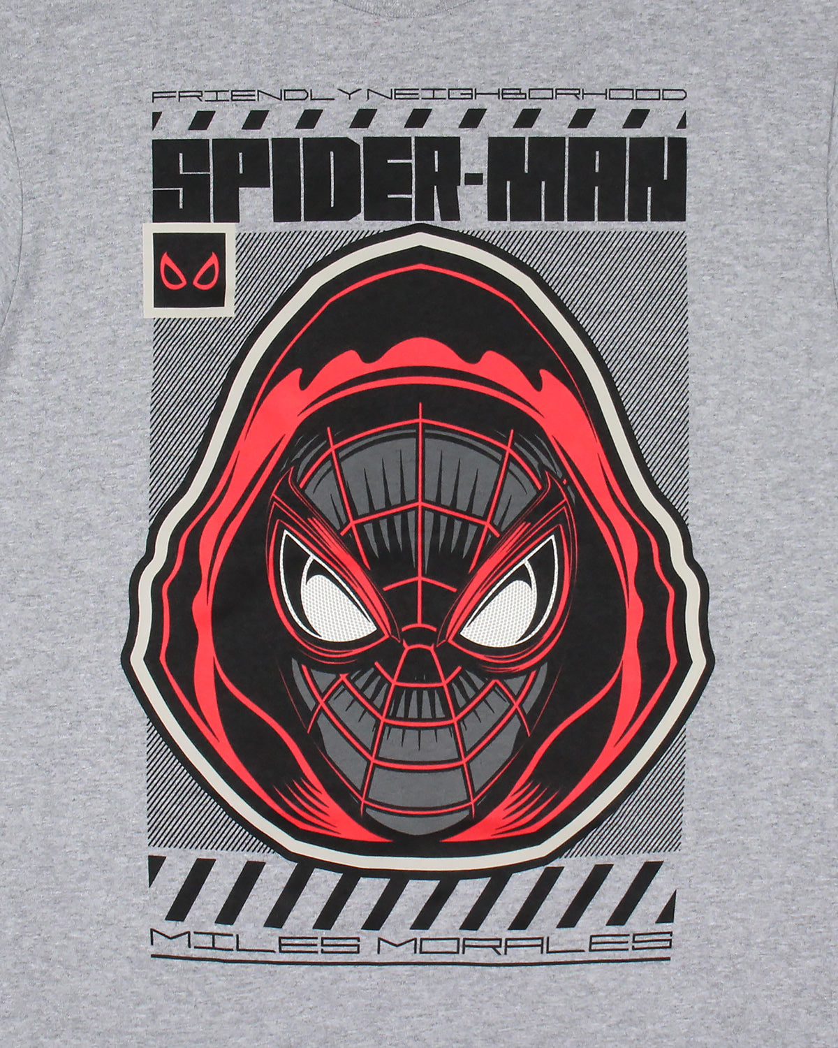 Marvel Comics Men's Miles Morales Friendly Spider-Man Adult T-Shirt