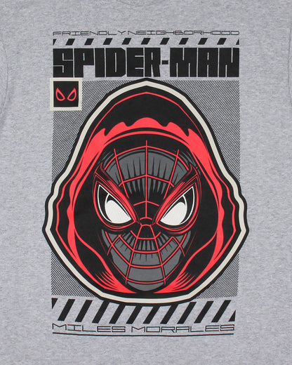 Marvel Comics Men's Miles Morales Friendly Spider-Man Adult T-Shirt