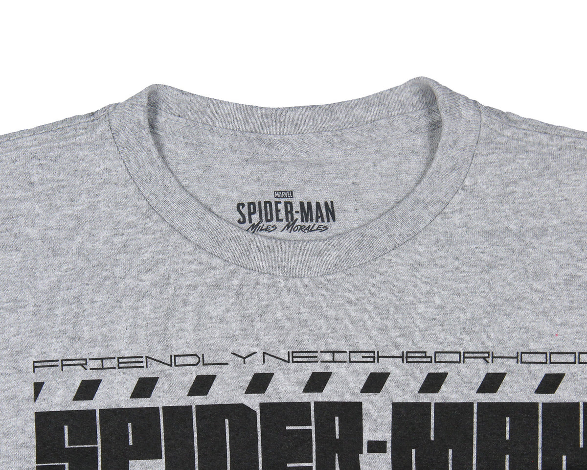 Marvel Comics Men's Miles Morales Friendly Spider-Man Adult T-Shirt