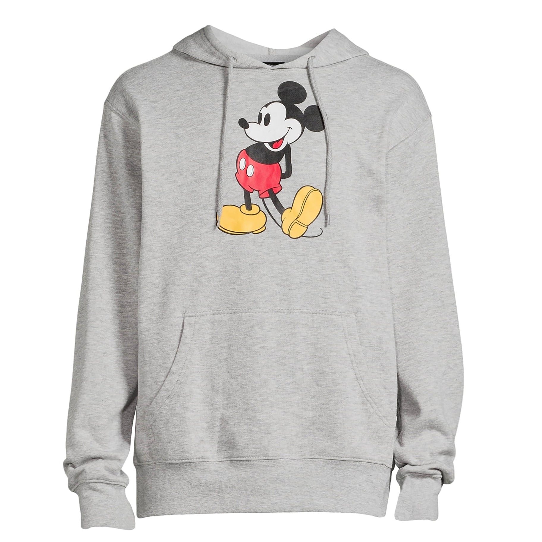 Disney Mickey Mouse Mens Hoodie Classic Pose Graphic Print Pullover