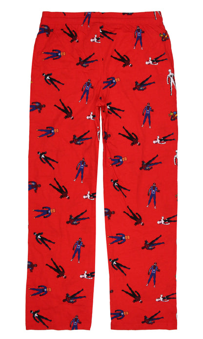 Marvel Spider-Man Men's Miles Morales Game Inspired AOP Character Pants