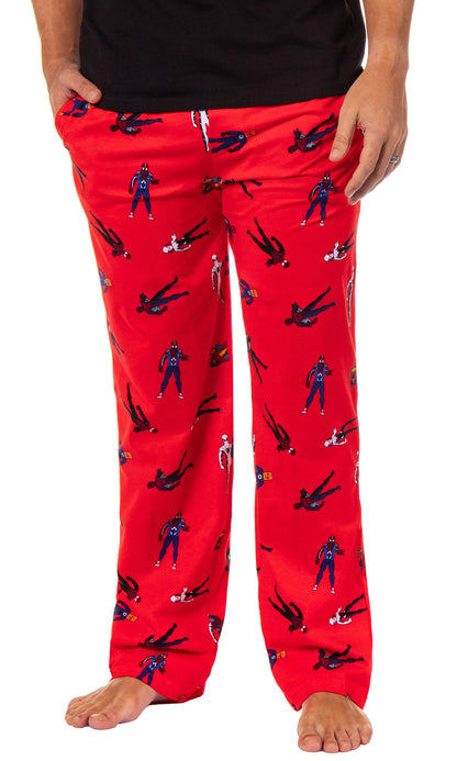 Marvel Spider-Man Men's Miles Morales Game Inspired AOP Character Pants