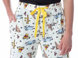 Disney Winnie The Pooh Women's Classic Character Art Loungewear Pajama Pants