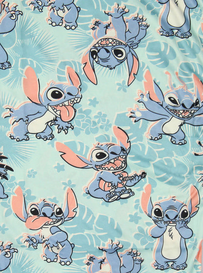 Disney Adult Lilo & Stitch Tropical Leaves Allover Print Pajama Pants