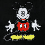 Disney Mickey Mouse Men's Embroidered Design 3D Ears Plush Fleece Pullover