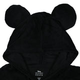 Disney Mickey Mouse Men's Embroidered Design 3D Ears Plush Fleece Pullover