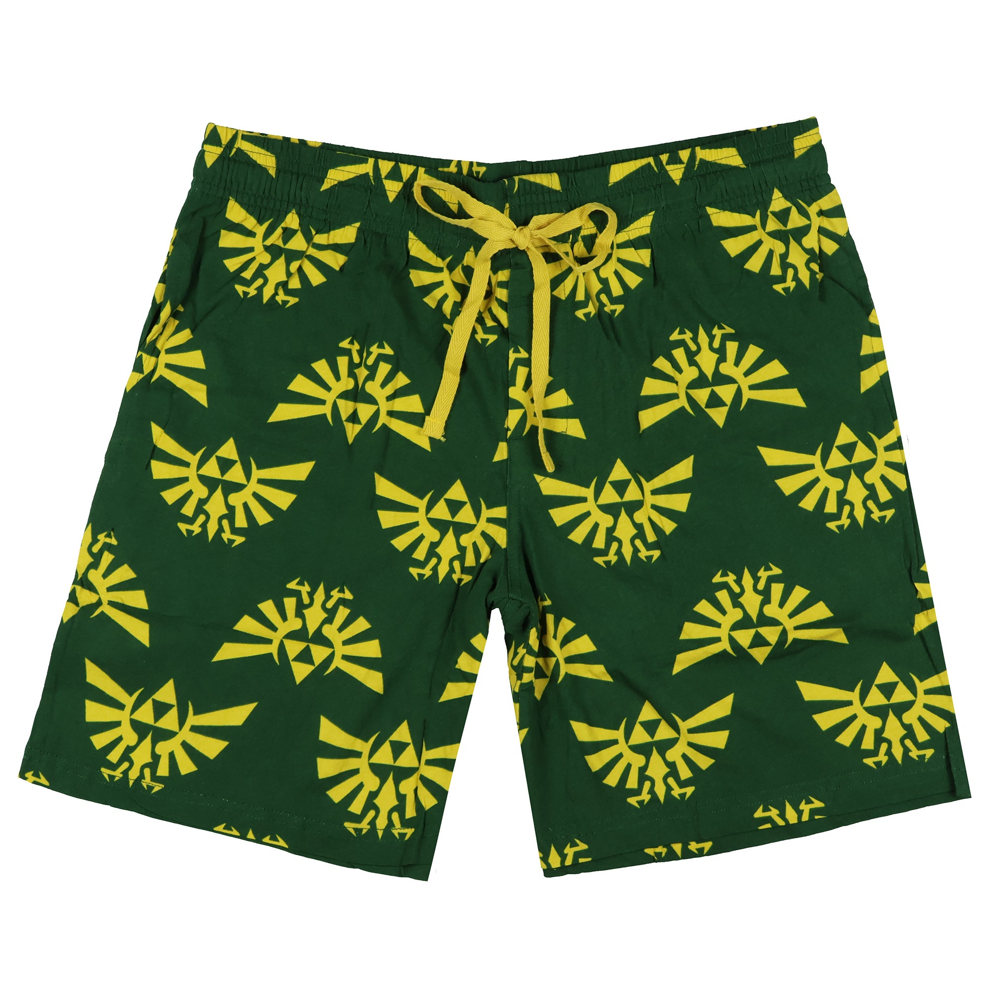 Nintendo The Legend of Zelda Pajamas Men's Royal Hyrule Crest PJ Lounge Shorts