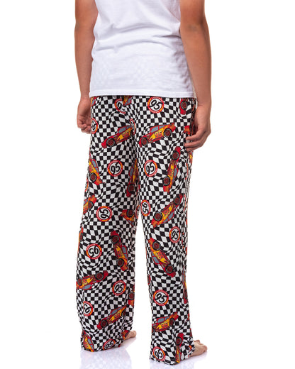 Disney Cars Pajamas Men's Lightning McQueen 95 Checkered Pajama Pants