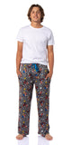 Super Mario Kart Men's Mario Champion Checkered Pajama Pants Adult Sleepwear