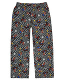 Super Mario Kart Men's Mario Champion Checkered Pajama Pants Adult Sleepwear