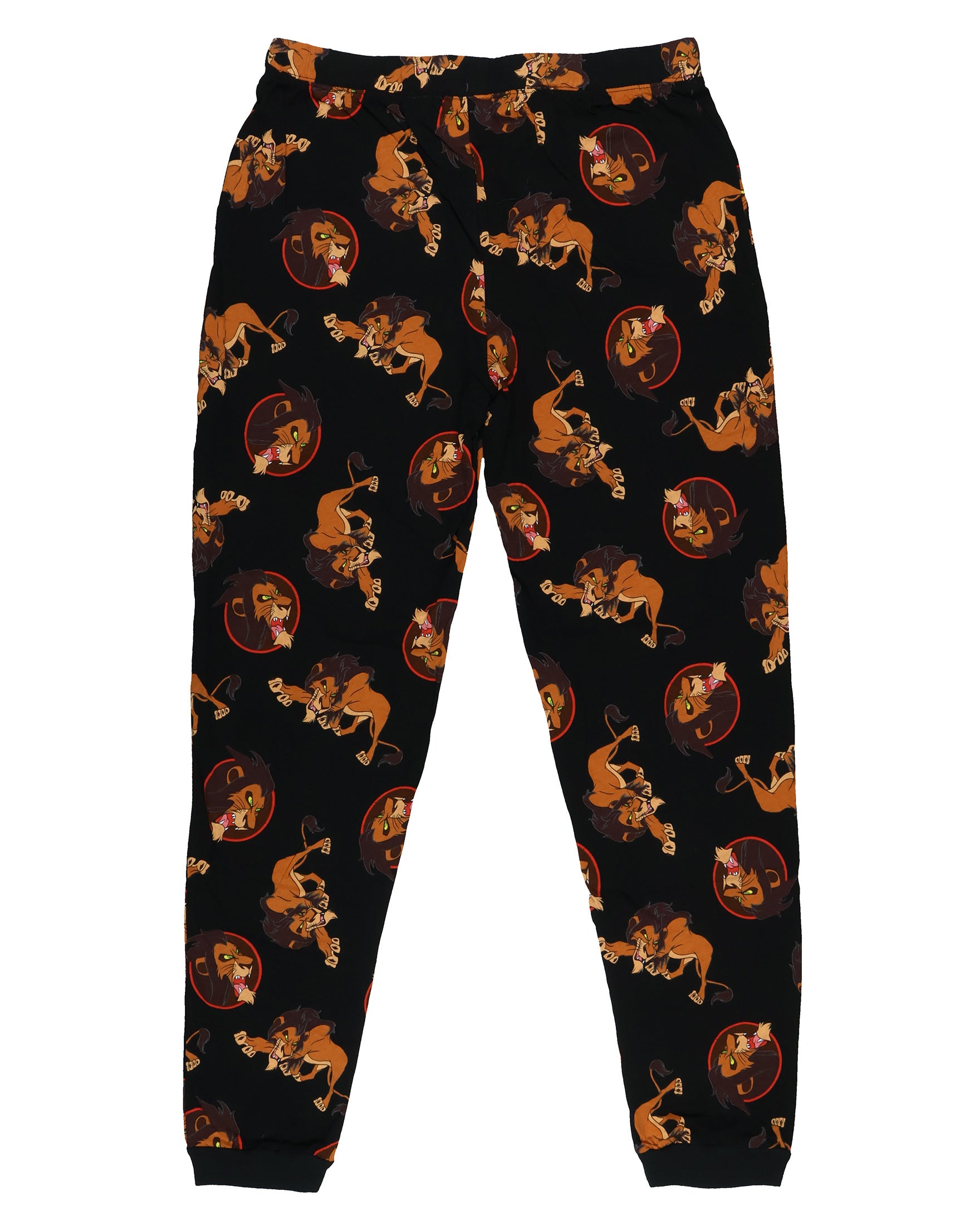 Disney The Lion King Pajama Pants Scar All Over Print PJ Lounge Joggers