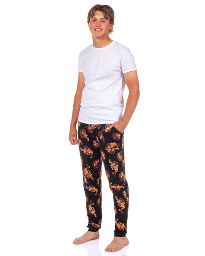 Disney The Lion King Pajama Pants Scar All Over Print PJ Lounge Joggers