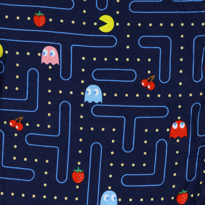 Pac-Man Pajama Pants Mens Blinky Inky Pinky Game Character PJ Joggers
