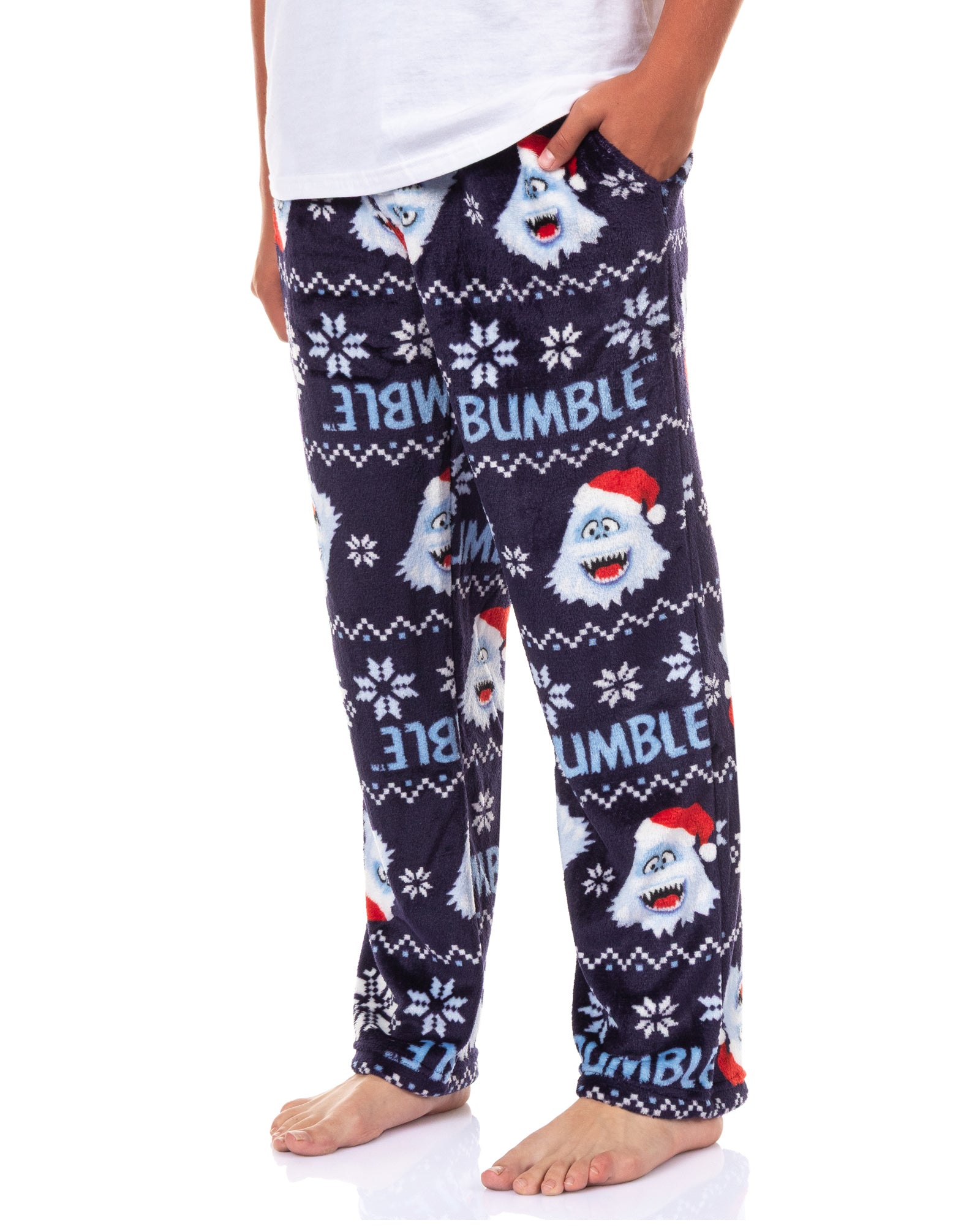 Bumble Abominable Snowman Pajama Pants Men's Rudolph Christmas Sleepwear