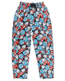 Dr. Seuss Pjs Mens Cat In The Hat Thing One Thing Two Lounge Pajama Pants