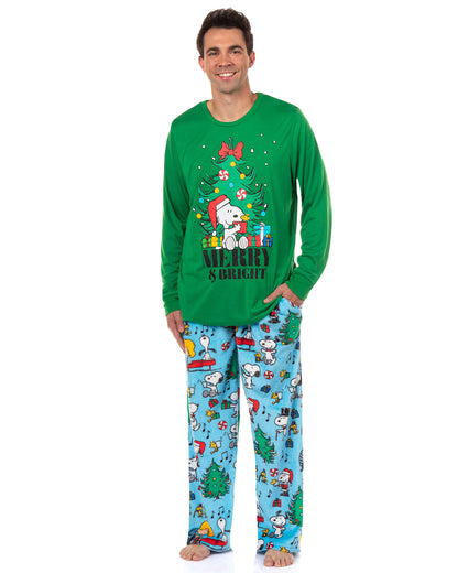Peanuts Snoopy Pajamas Christmas Holiday Family Matching Sleepwear Set