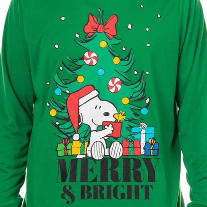 Peanuts Snoopy Pajamas Christmas Holiday Family Matching Sleepwear Set