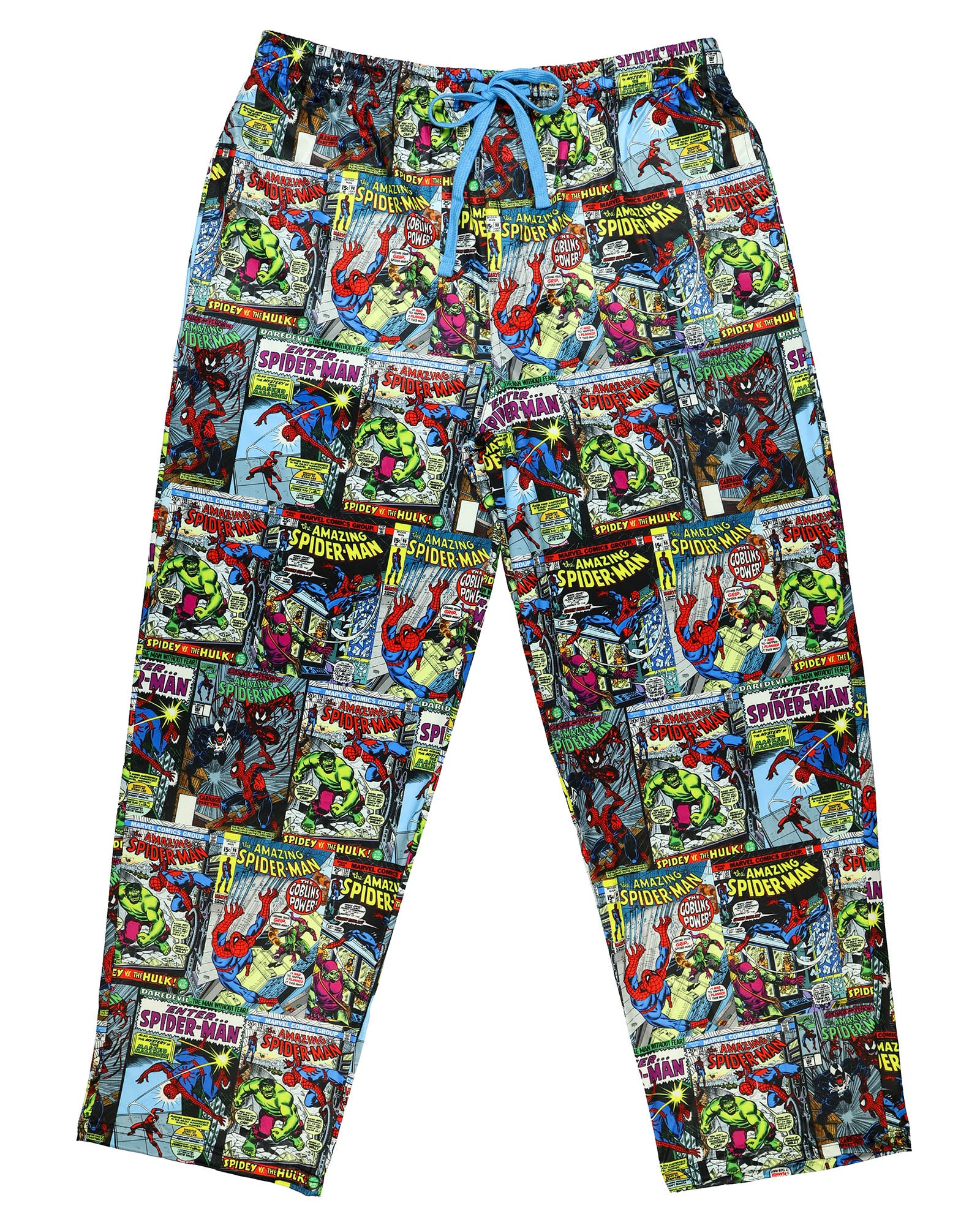 Marvel Comics Spider-Man Pajama Pants Men's Comic Cover Sleepwear