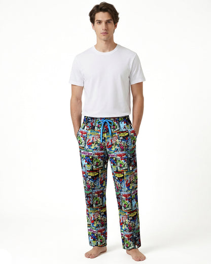 Marvel Comics Spider-Man Pajama Pants Men's Comic Cover Sleepwear