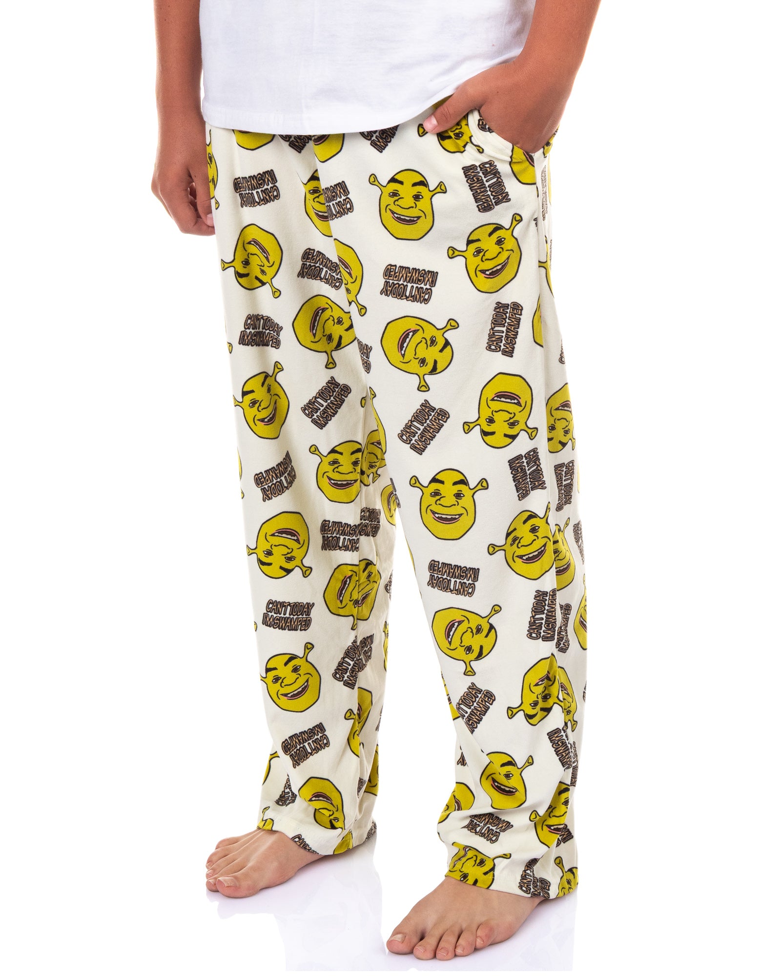 Shrek Pajamas Men's Can't Today I'm Swamped Lounge Pajama Pants