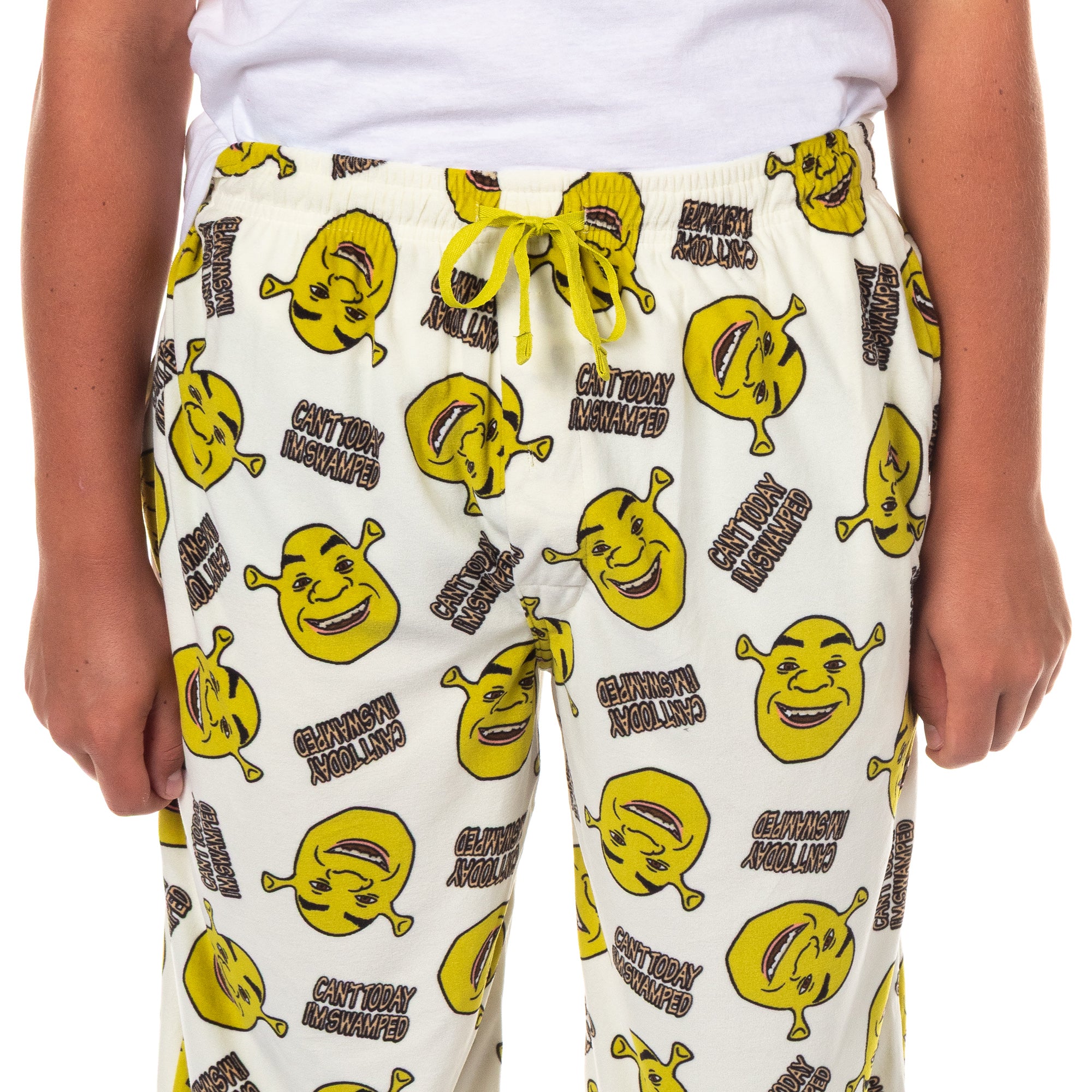 Shrek Pajamas Men's Can't Today I'm Swamped Lounge Pajama Pants