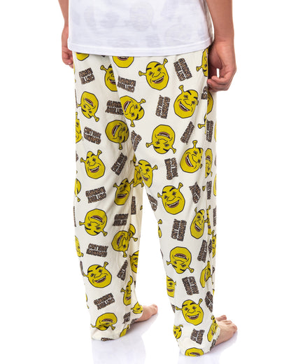 Shrek Pajamas Men's Can't Today I'm Swamped Lounge Pajama Pants