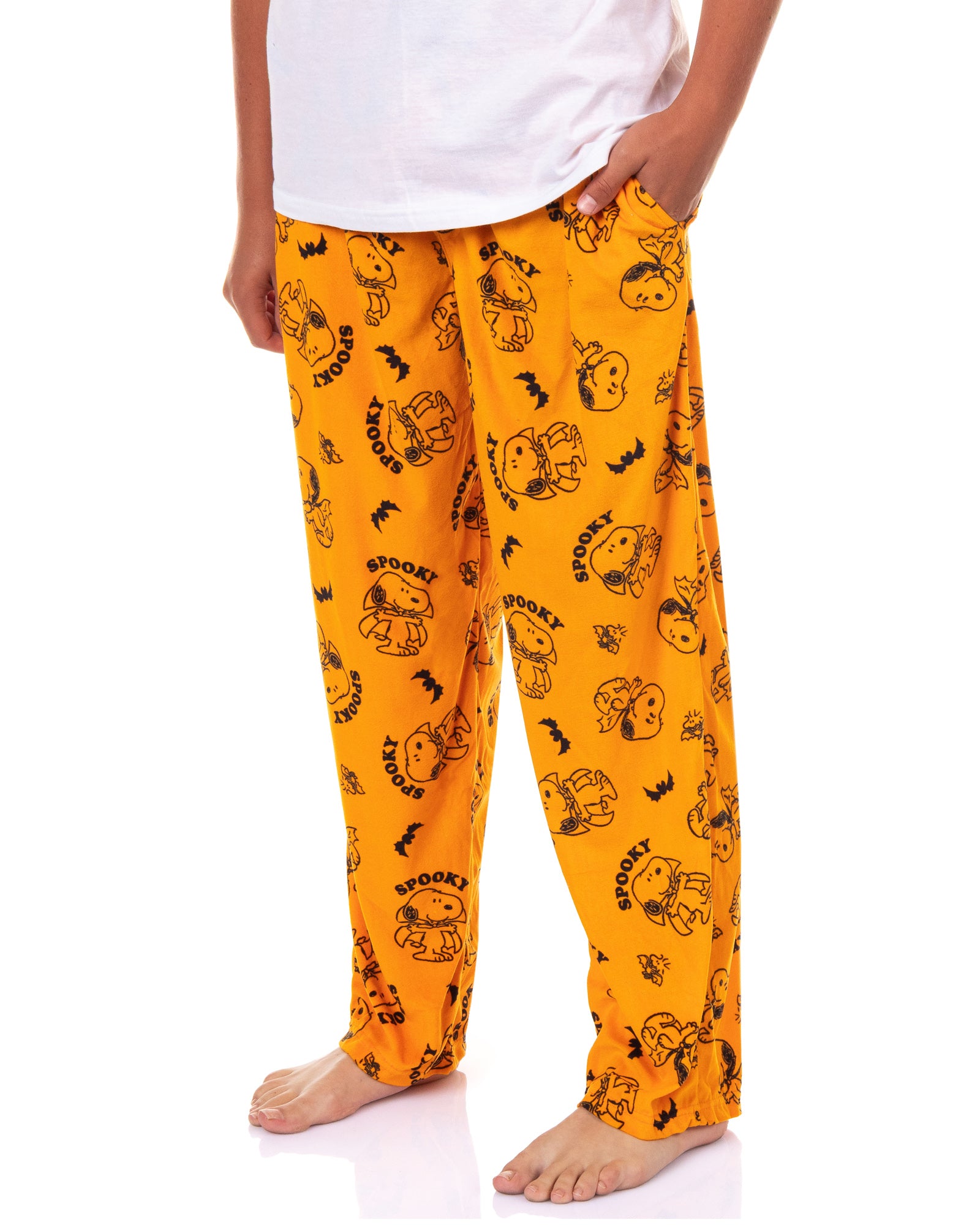 Peanuts Pajama Pants Men's Vampire Snoopy Halloween Sleep Bottoms