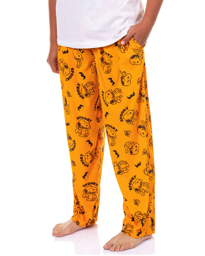 Peanuts Pajama Pants Men's Vampire Snoopy Halloween Sleep Bottoms