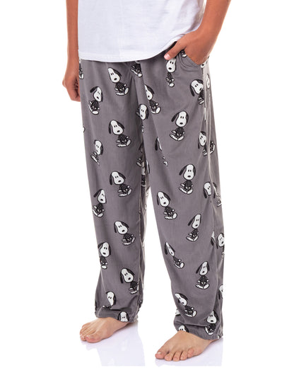 Peanuts Pajama Pants Men's Skeleton Snoopy Halloween Sleep Bottoms