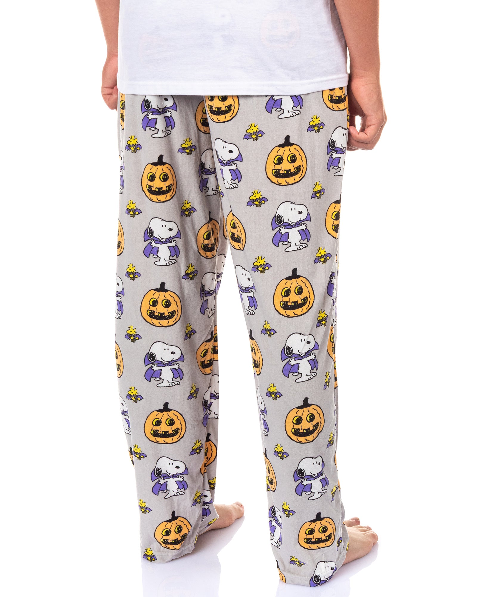 Peanuts Pajama Pants Men's Snoopy Woodstock Halloween Sleepwear